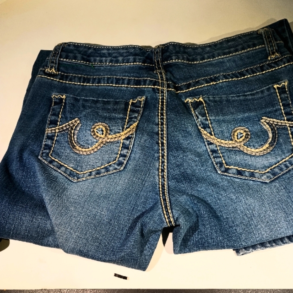 Embroidered Nine West Vintage American Jeans Midrise Bootcut Sz 6 30" Waist
